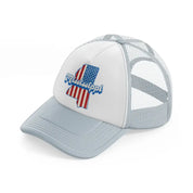 mississippi flag-grey-trucker-hat