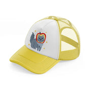 022 costume yellow trucker hat