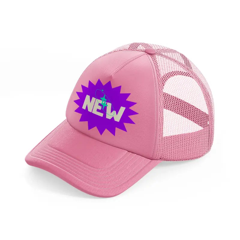 new pink trucker hat