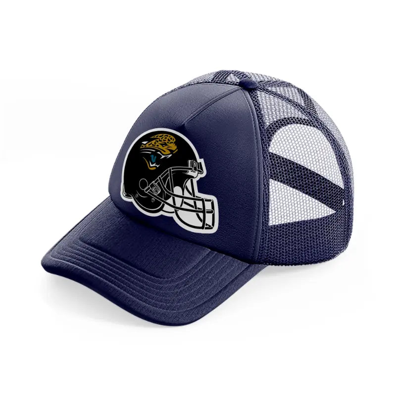 jacksonville jaguars helmet-navy-blue-trucker-hat