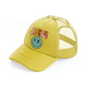 smile-gold-trucker-hat