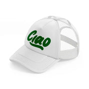 ciao green-white-trucker-hat