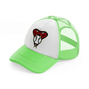 arizona diamondbacks emblem-lime-green-trucker-hat
