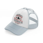 farm fresh christmas trees cut & carry-grey-trucker-hat