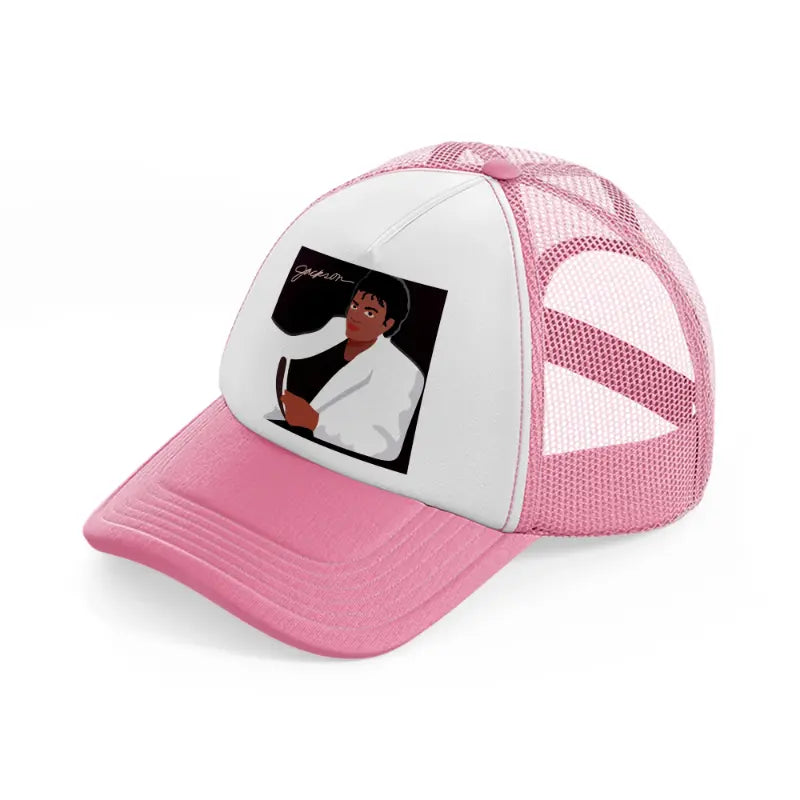 80s megabundle 90 pink and white trucker hat