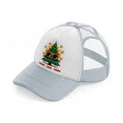 peace-love-xmas-grey-trucker-hat