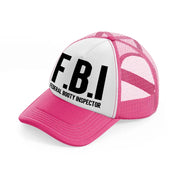 Federal Booty Inspector neon-pink Trucker Hat