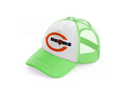 chicago bears logo-lime-green-trucker-hat