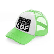 ford ldf lime green trucker hat