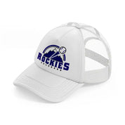 rockies colorado white trucker hat