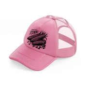 farm fresh corn-pink-trucker-hat