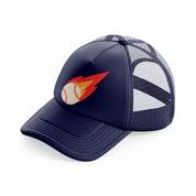 baseball speeding-navy-blue-trucker-hat