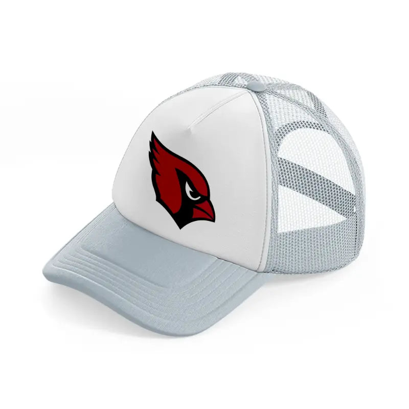 arizona cardinals emblem-grey-trucker-hat