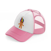 80s megabundle 42 pink and white trucker hat