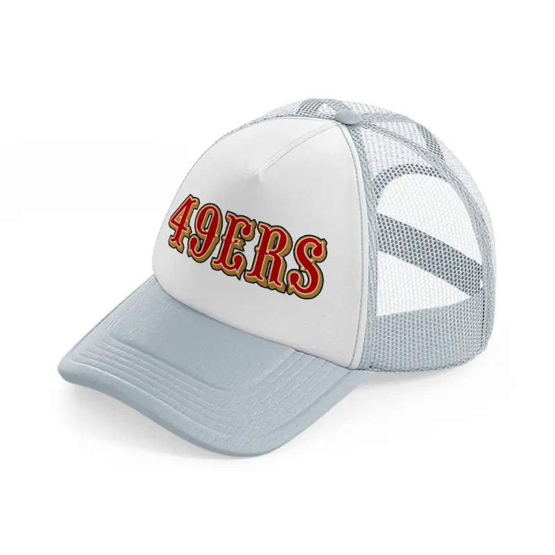 49ers old school-grey-trucker-hat