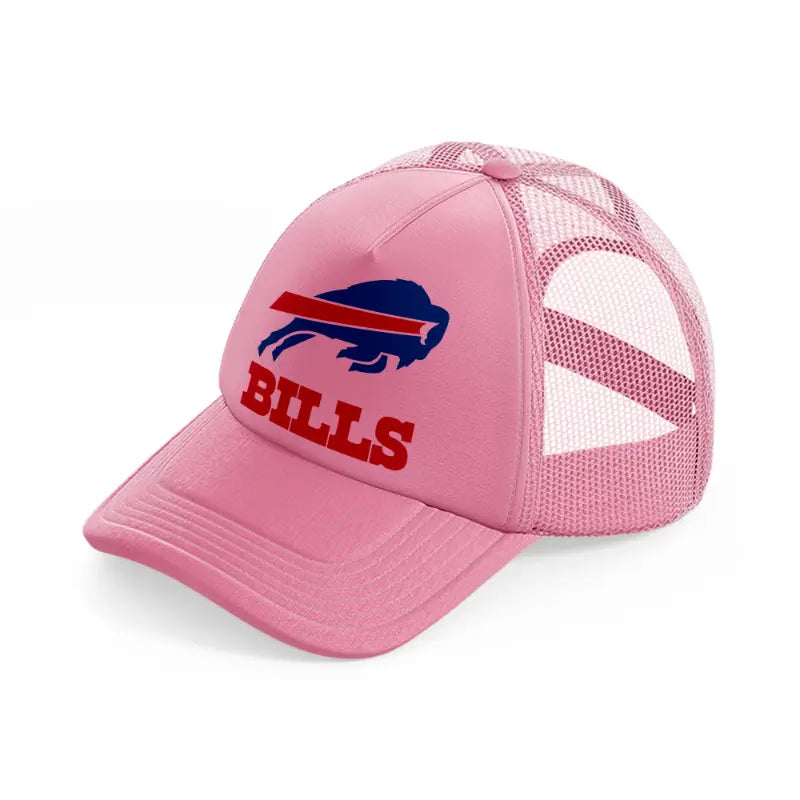 buffalo bills-pink-trucker-hat