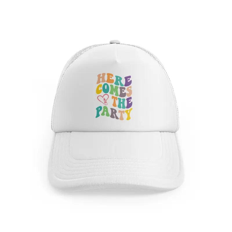 22 white trucker hat