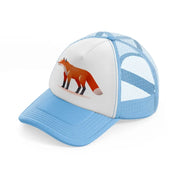 008 fox sky blue trucker hat