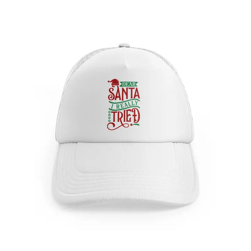 Dear Santa I Really Triedwhitefront-view