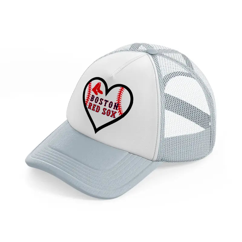 boston red sox supporter-grey-trucker-hat