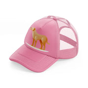 041 dog pink trucker hat