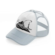 soul reaper grey trucker hat