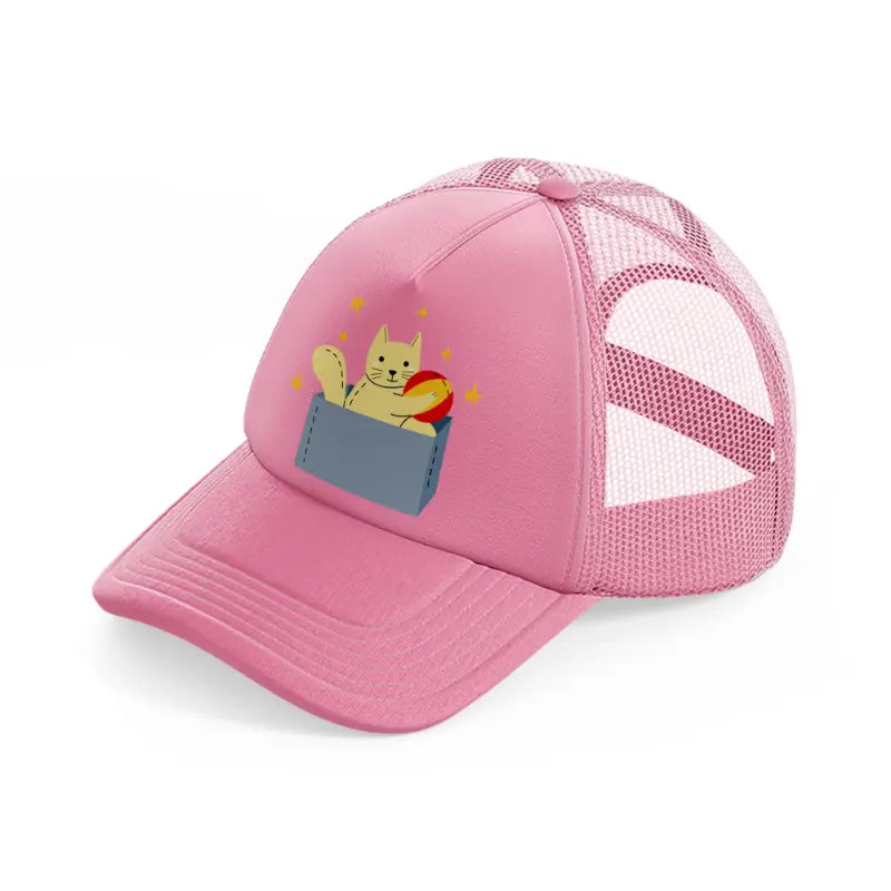 018 box pink trucker hat