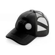 golf ball-black-trucker-hat