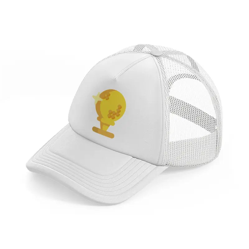 golf ball trophy-white-trucker-hat