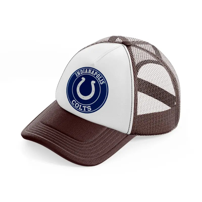 indianapolis colts-brown-trucker-hat