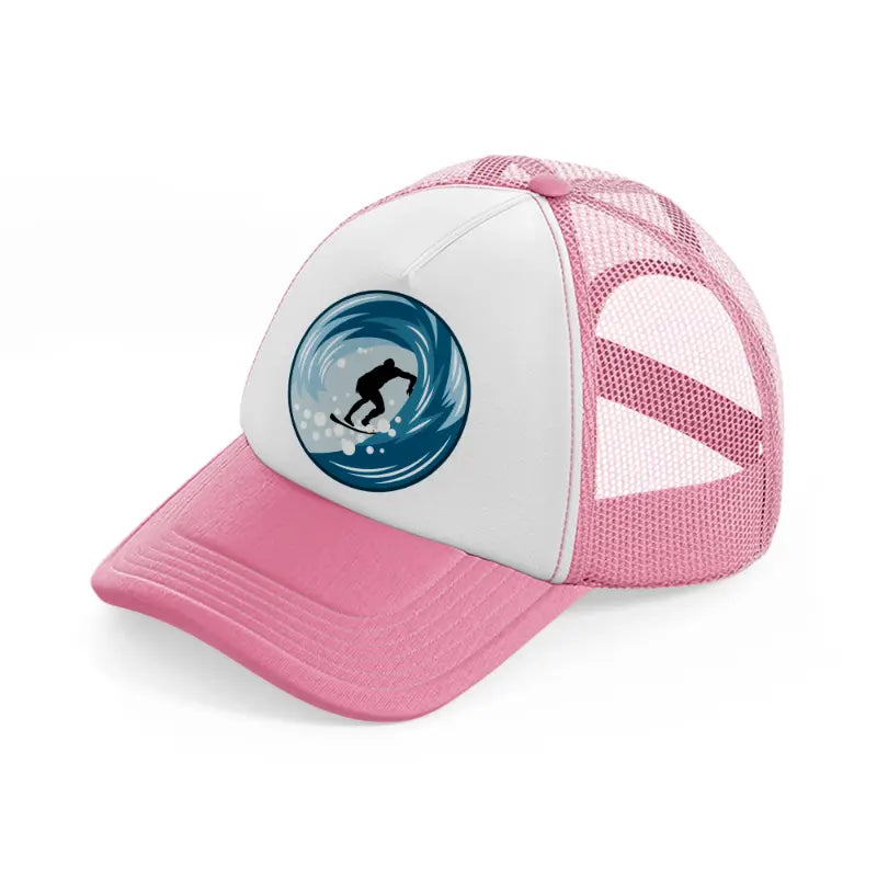 surfing-pink-and-white-trucker-hat