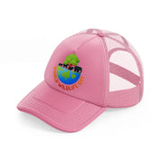 world wildlife day (4) pink trucker hat