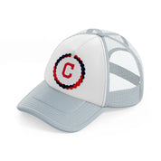 cleveland indians supporter-grey-trucker-hat