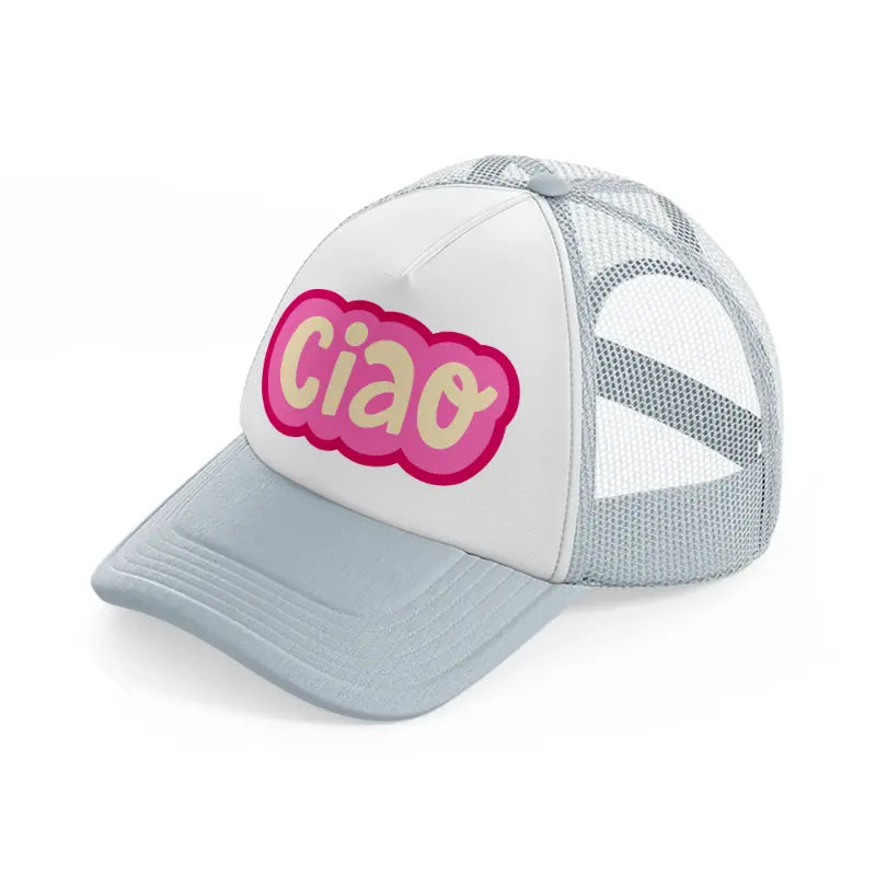 ciao pink-grey-trucker-hat