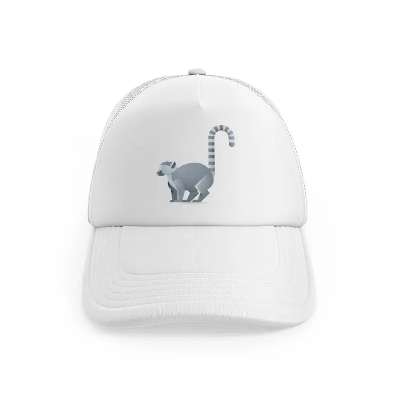 030-lemur-white-trucker-hat