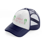 scottsdale before the veil navy blue and white trucker hat