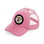 pittsburgh pirates badge-pink-trucker-hat