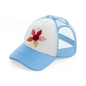 floral elements-37-sky-blue-trucker-hat