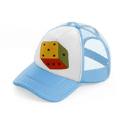 groovy elements 56 sky blue trucker hat