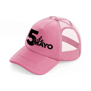 5 de mayo-pink-trucker-hat
