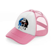 carolina panthers mouth-pink-and-white-trucker-hat