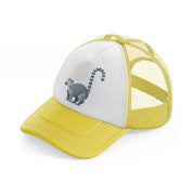 030-lemur-yellow-trucker-hat