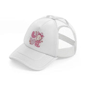 love baseball white trucker hat