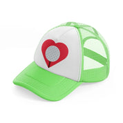 love golf ball-lime-green-trucker-hat