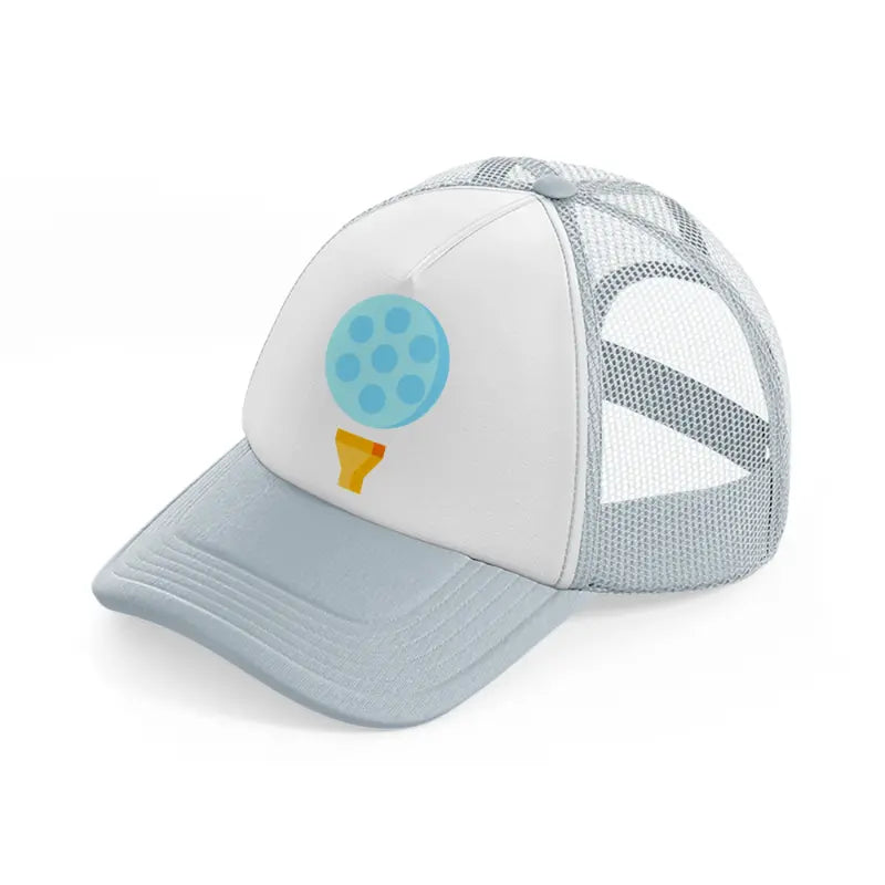 golf ball paste-grey-trucker-hat