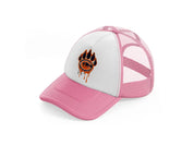 bear paw chicago bears-pink-and-white-trucker-hat