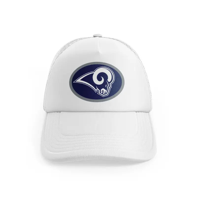 Los Angeles Rams Round Badgewhitefront-view