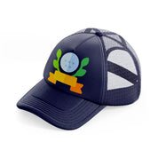 golf ball color-navy-blue-trucker-hat