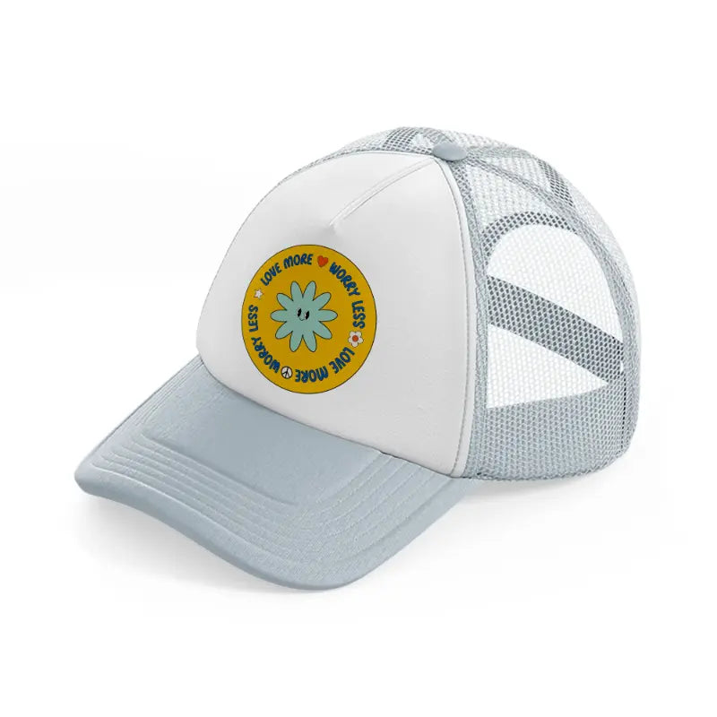 love quotes 05 grey trucker hat