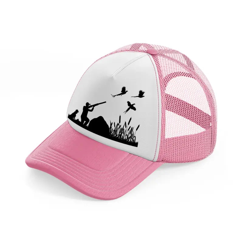 hunting-pink-and-white-trucker-hat